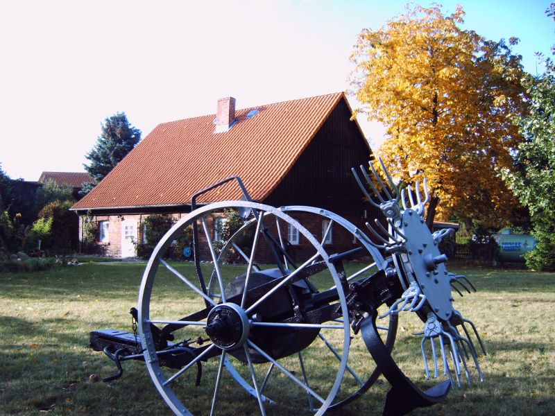 Unser kleines Landhaus in Stcken, Sdseite...
